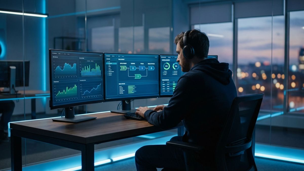 SprintView dashboard showing pipeline monitoring and ticket tracking